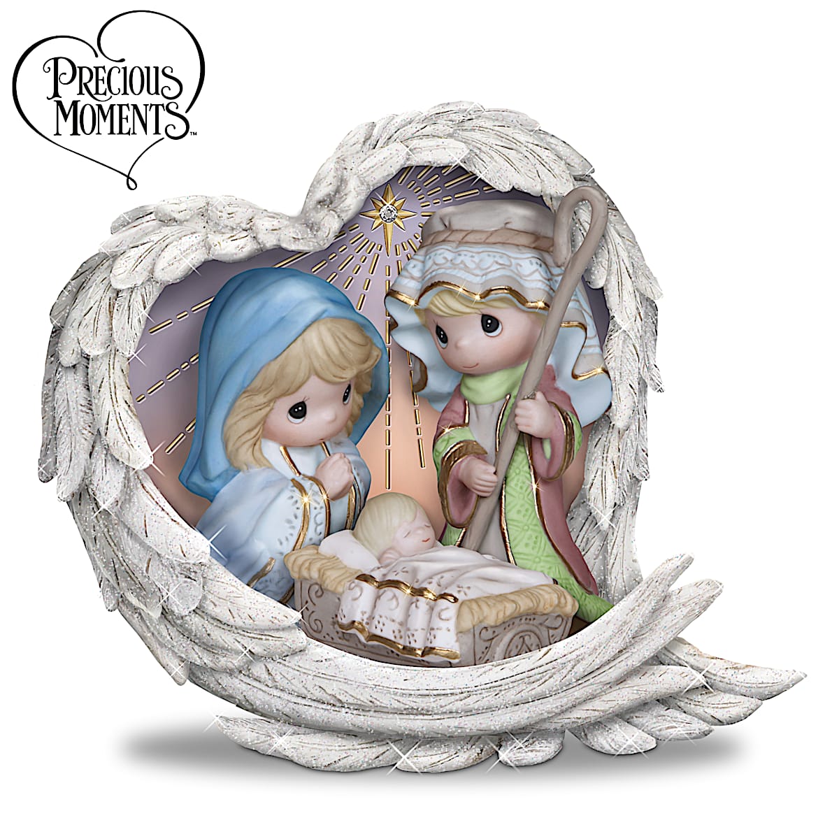 Precious Moments Heavenly Blessings Nativity Figurine